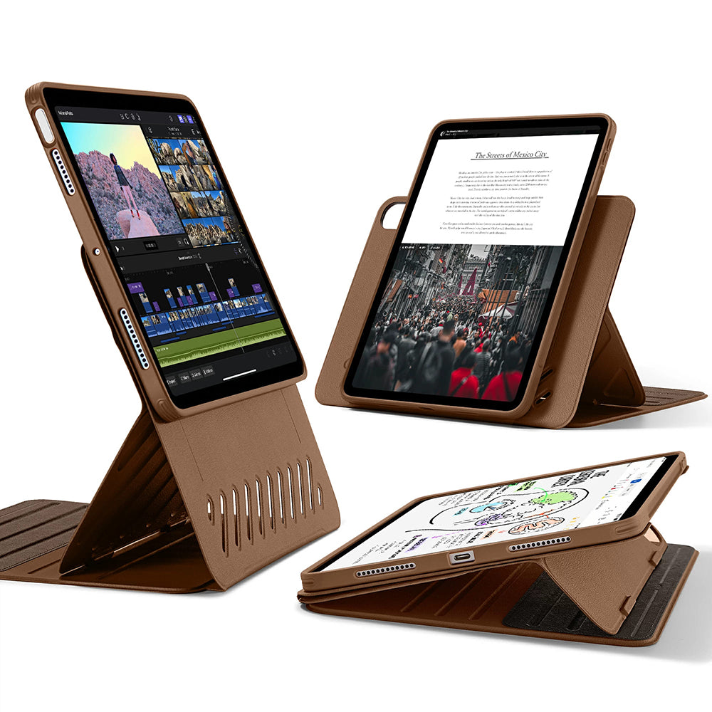 Étui pour Apple iPad Air 13 (2025) / Air 13 (2024), ESR, Shift, Marron