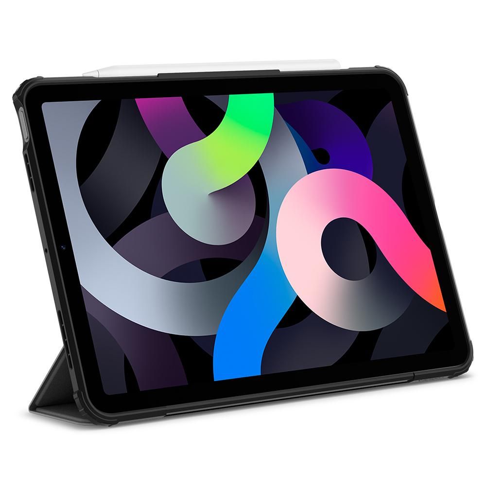Hülle für Apple iPad Air (2022) / Air (2020), Spigen, Ultra Hybrid Pro, Schwarz