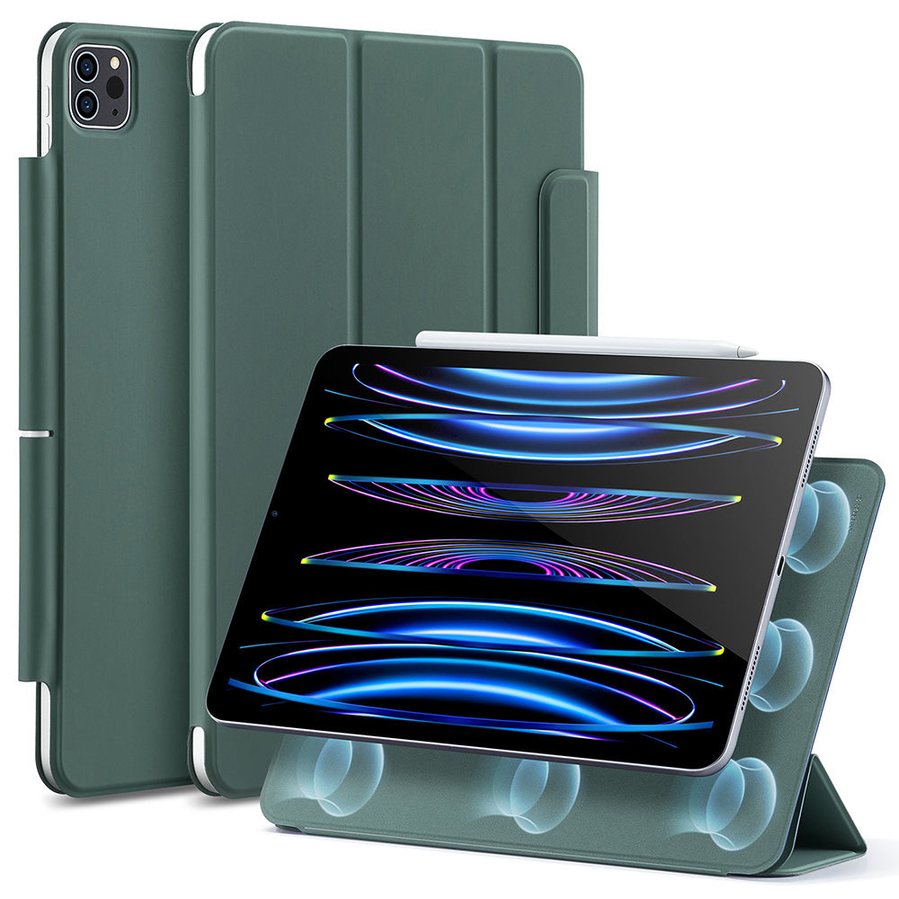 Hülle für Apple iPad Pro 11 (2022) / Pro 11 (2021) / Pro 11 (2020) / Pro 11 (2018), ESR, Rebound, Satin Grün