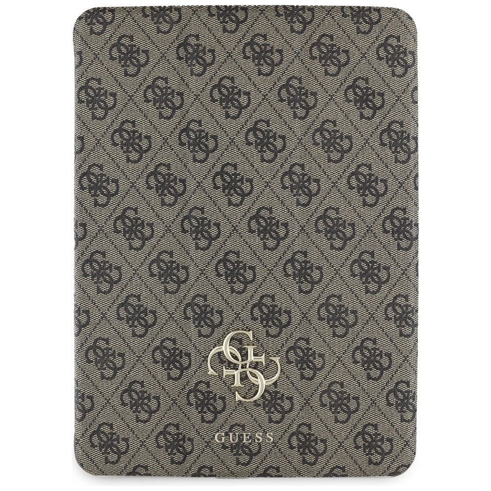 Étui pour Apple iPad Pro 11 (2024), Guess, 4G Grand Logo, Marron