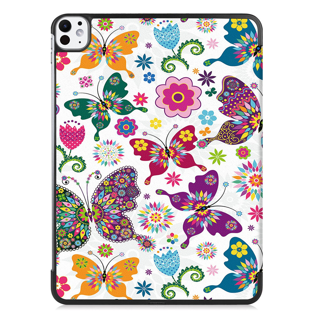 Coque pour Apple iPad Pro 11 (2024), Techsuit, FoldPro Butterfly, Multicolore