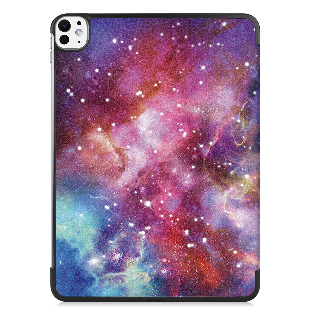Coque pour Apple iPad Pro 11 (2024), Techsuit, FoldPro Galaxy, Multicolore