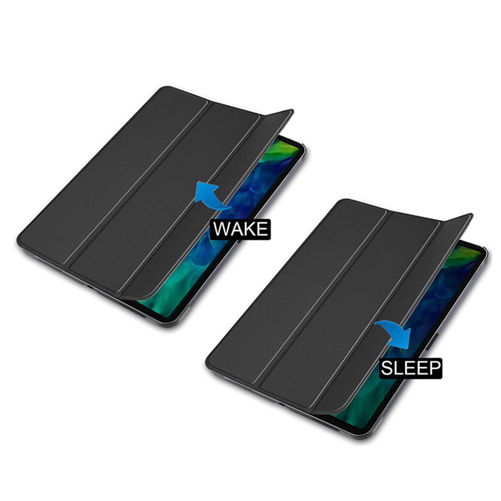 Coque pour Apple iPad Pro 12.9 (2022) / Pro 12.9 (2021) / Pro 12.9 (2020) / Pro 12.9 (2018), Techsuit, FoldPro, Noire