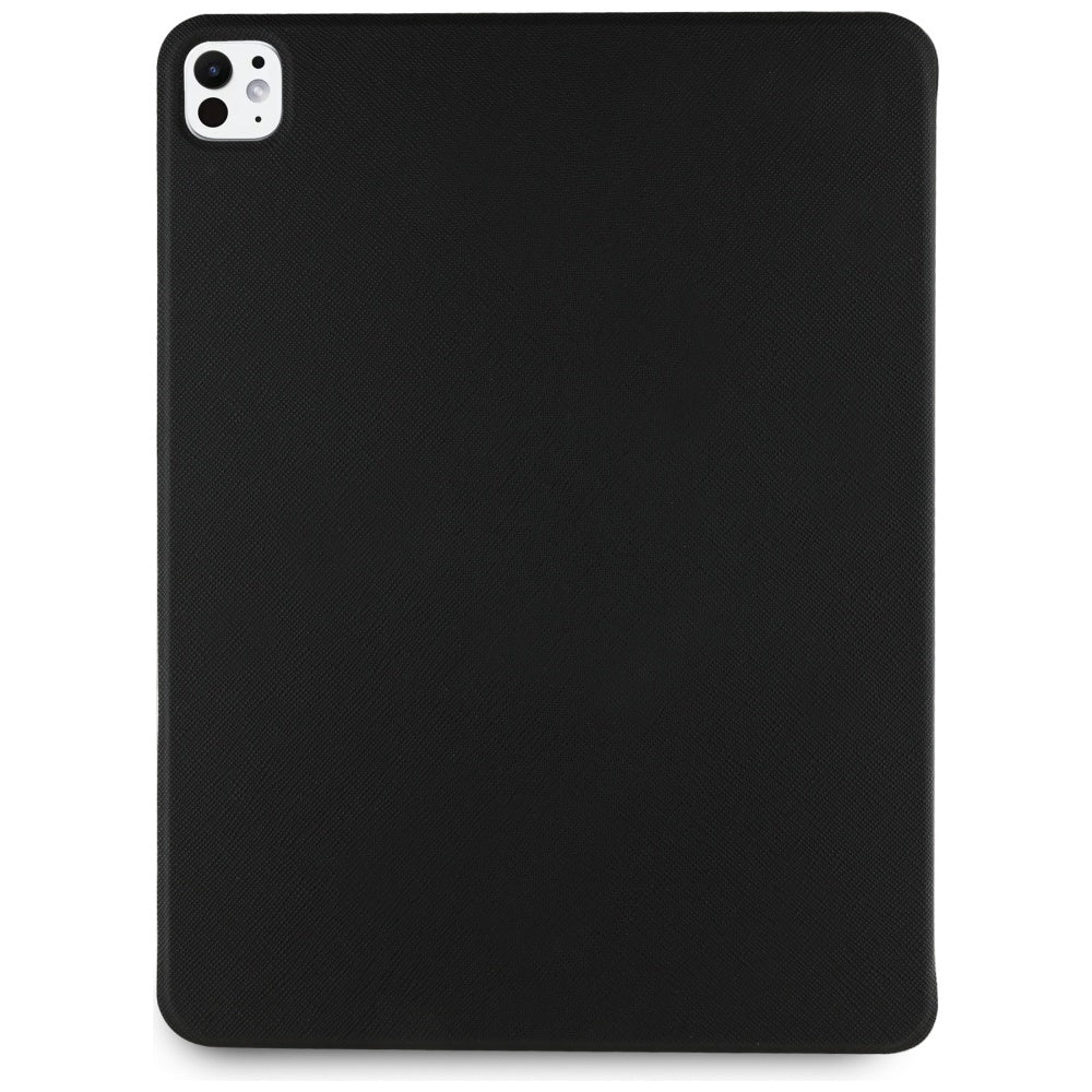 Étui pour Apple iPad Pro 13 (2024), Karl Lagerfeld, Saffiano Karl & Choupette, Noir.