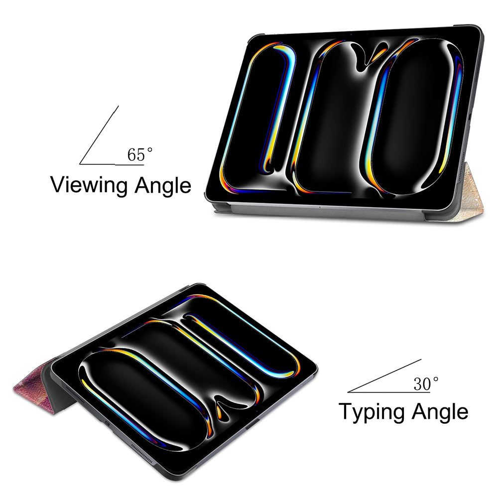 Coque pour Apple iPad Pro 13 (2024), Techsuit, FoldPro Galaxy, Multicolore