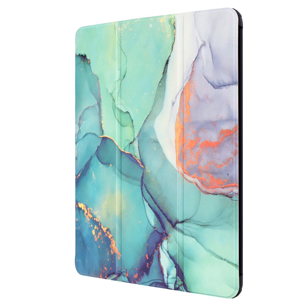 Coque pour Apple iPad Pro 13 (2024), Techsuit, FoldPro Green Time, Multicolore