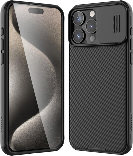 Coque pour Apple iPhone 16 Pro, Nillkin, CamShield Pro, Noir