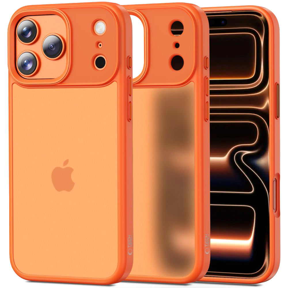 Étui pour Apple iPhone 17 Pro Max, Tech-Protect, Magmat, Orange Mat