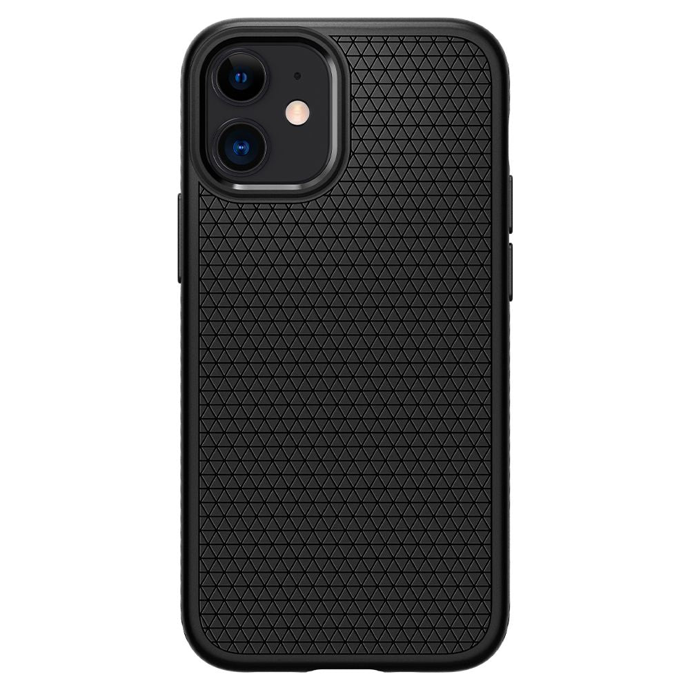 Coque pour Apple iPhone 12 / 12 Pro, Spigen, Liquid Air, Noire ACS01701
