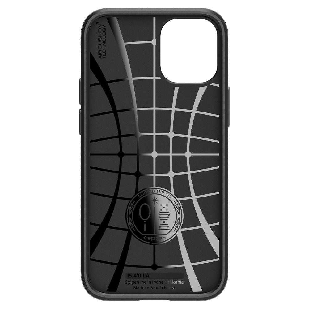Coque pour Apple iPhone 12 / 12 Pro, Spigen, Liquid Air, Noire ACS01701