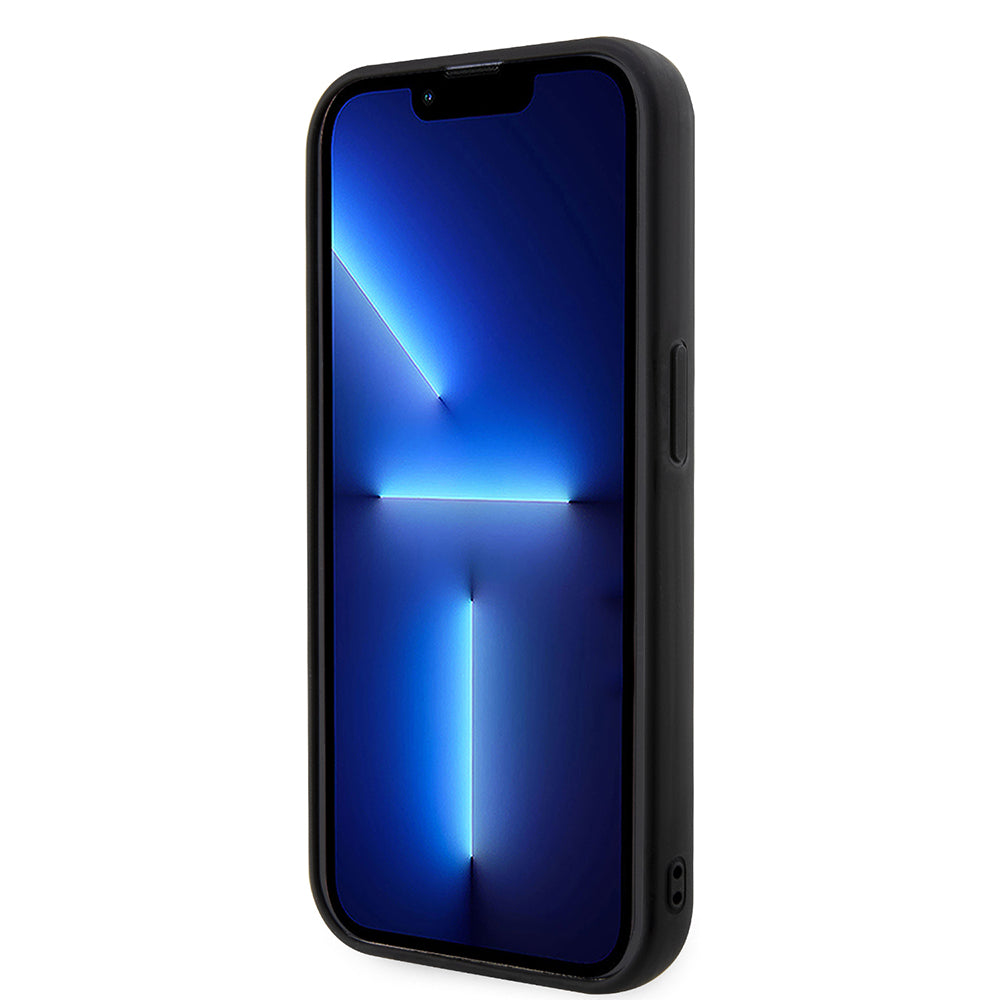 Hülle für Apple iPhone 14 Pro, Karl Lagerfeld, 3D Rubber Choupette, Schwarz