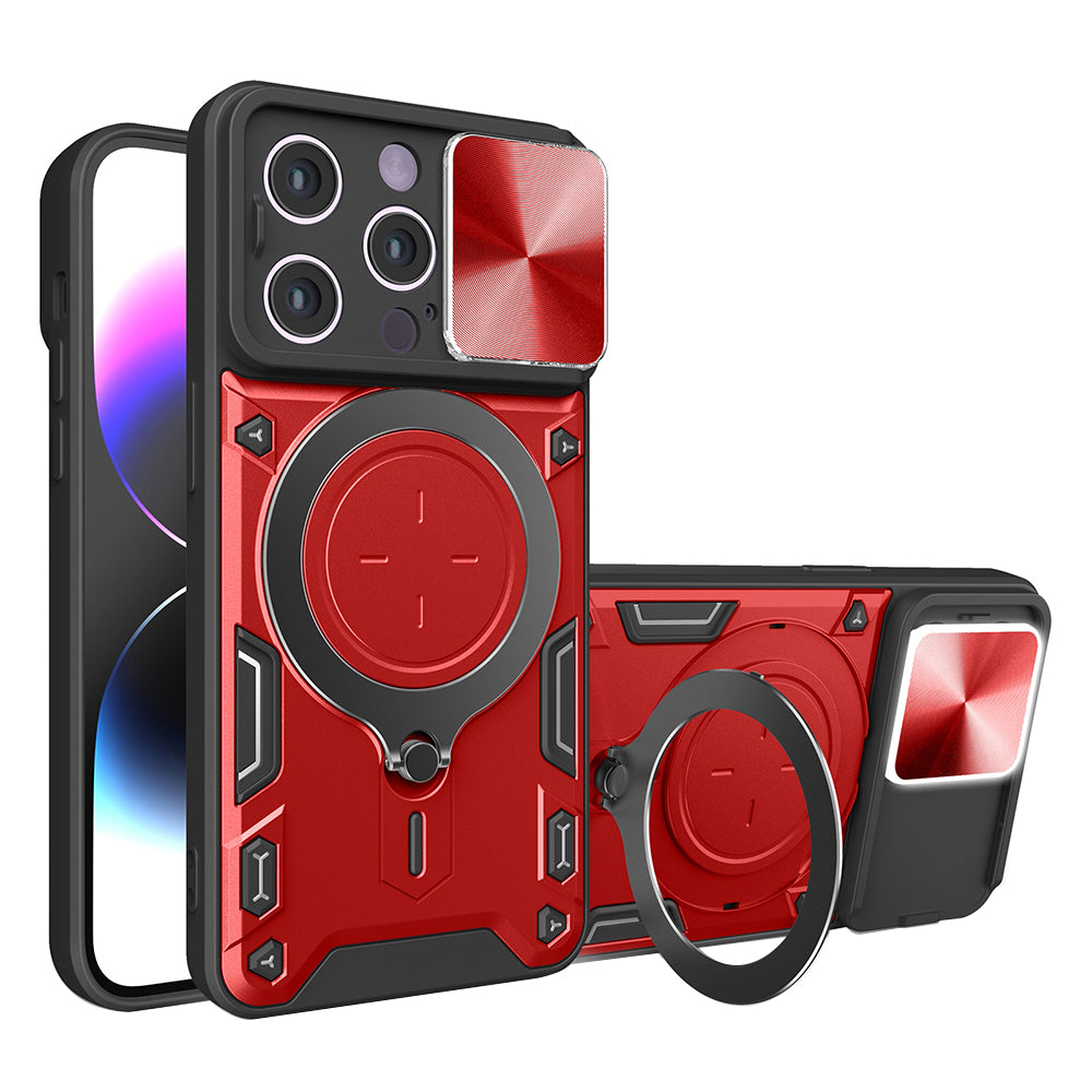 Coque pour Apple iPhone 14 Pro, Techsuit, CamGuard Pro, Rouge