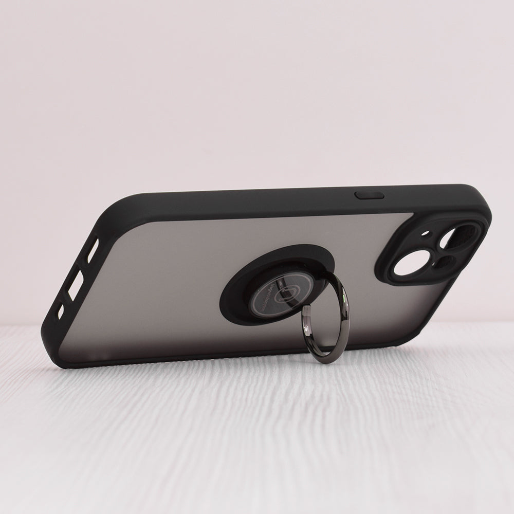 Coque pour Apple iPhone 14, Techsuit, Glinth, Noire