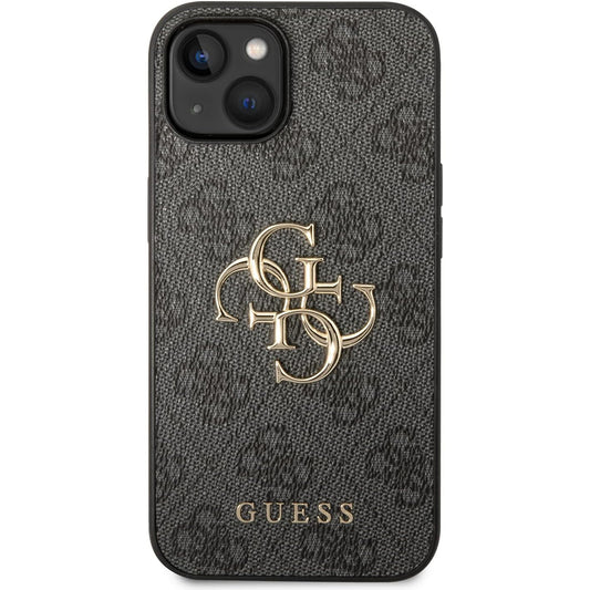 Étui pour Apple iPhone 15 Plus, Guess, 4G Big Logo, Gris