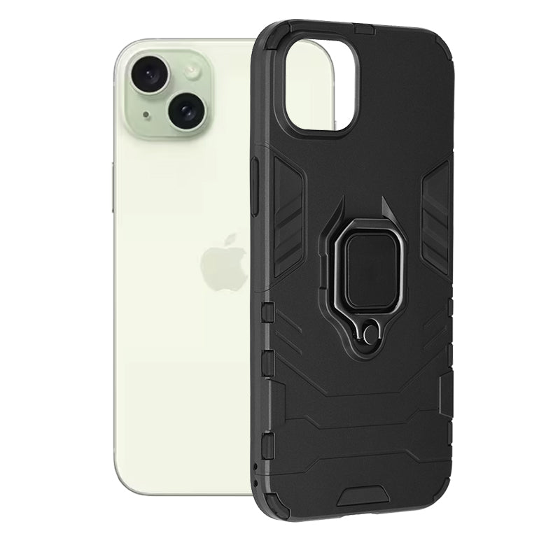 Coque pour Apple iPhone 15 Plus, Techsuit, Shield, Noire