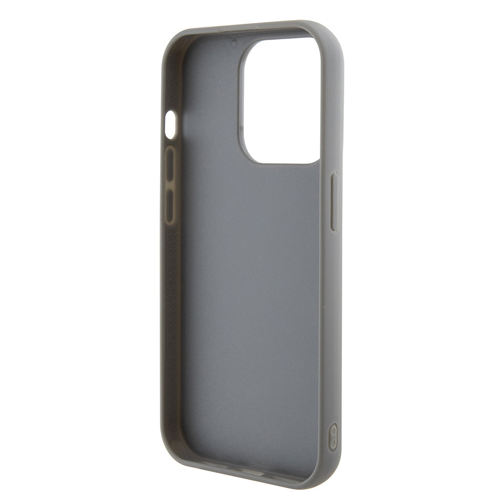 Case for Apple iPhone 15 Pro, Guess, Sequin Script Metal, Silver