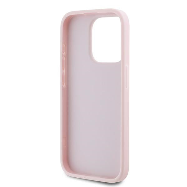 Étui pour Apple iPhone 15 Pro Max, Karl Lagerfeld, Diagonal Quilted Script, Rose