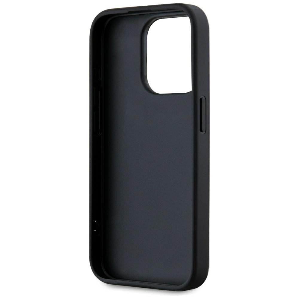 Hülle für Apple iPhone 15 Pro Max, Karl Lagerfeld, Saffiano Athleisure Stripes with Strap, Rosa