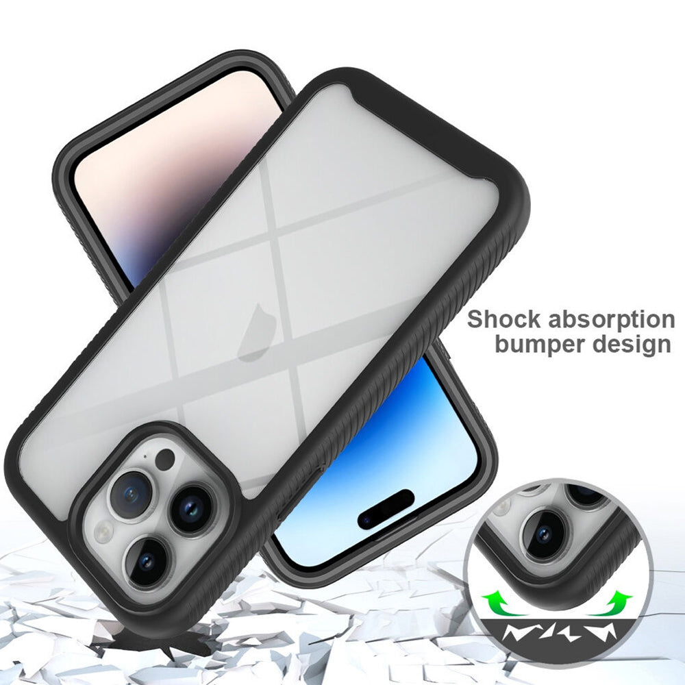 Coque pour Apple iPhone 15 Pro, Techsuit, Defense360 Pro, Noire