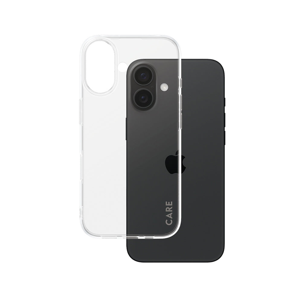 Étui pour Apple iPhone 16, PanzerGlass, Care Fashionable, Transparent
