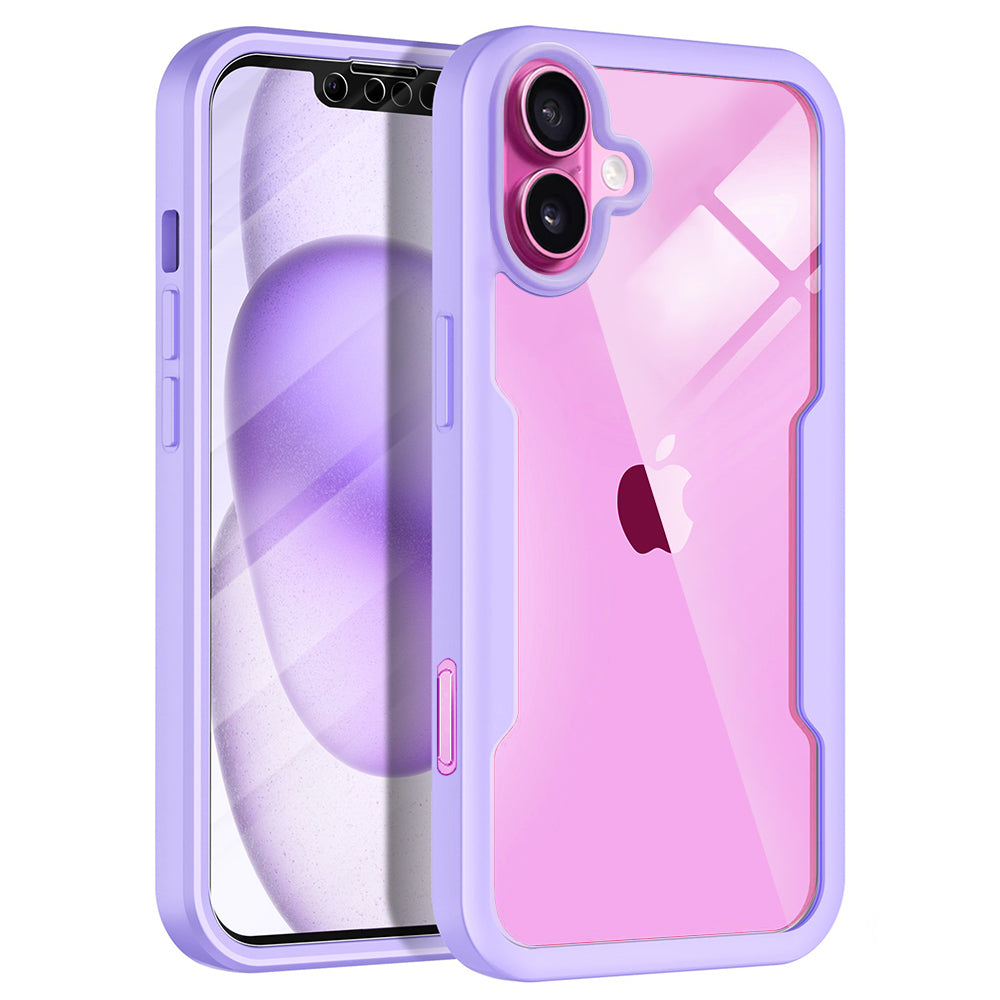 Coque pour Apple iPhone 16 Plus, Techsuit, ColorVerse 360, Violet