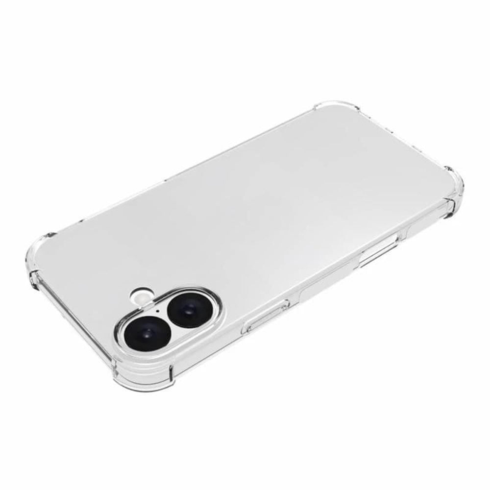 Coque pour Apple iPhone 16 Plus, Techsuit, Transparent Antichoc (Grand Trou pour Objectif), Transparente