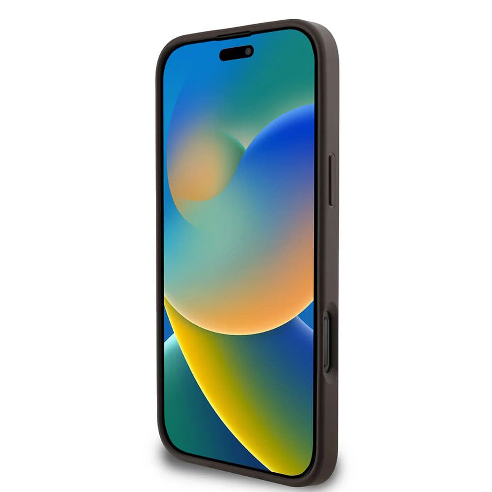 Étui pour Apple iPhone 16 Pro, Guess, 4G Big Logo, Marron