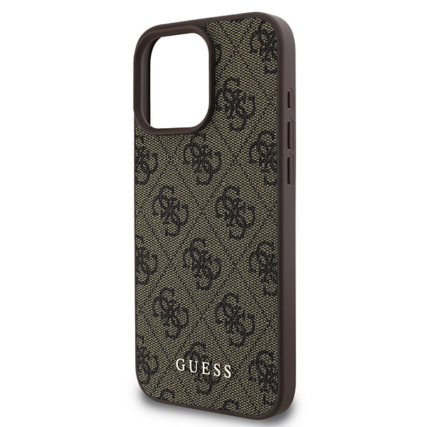 Étui pour Apple iPhone 16 Pro, Guess, 4G Classic, Rose