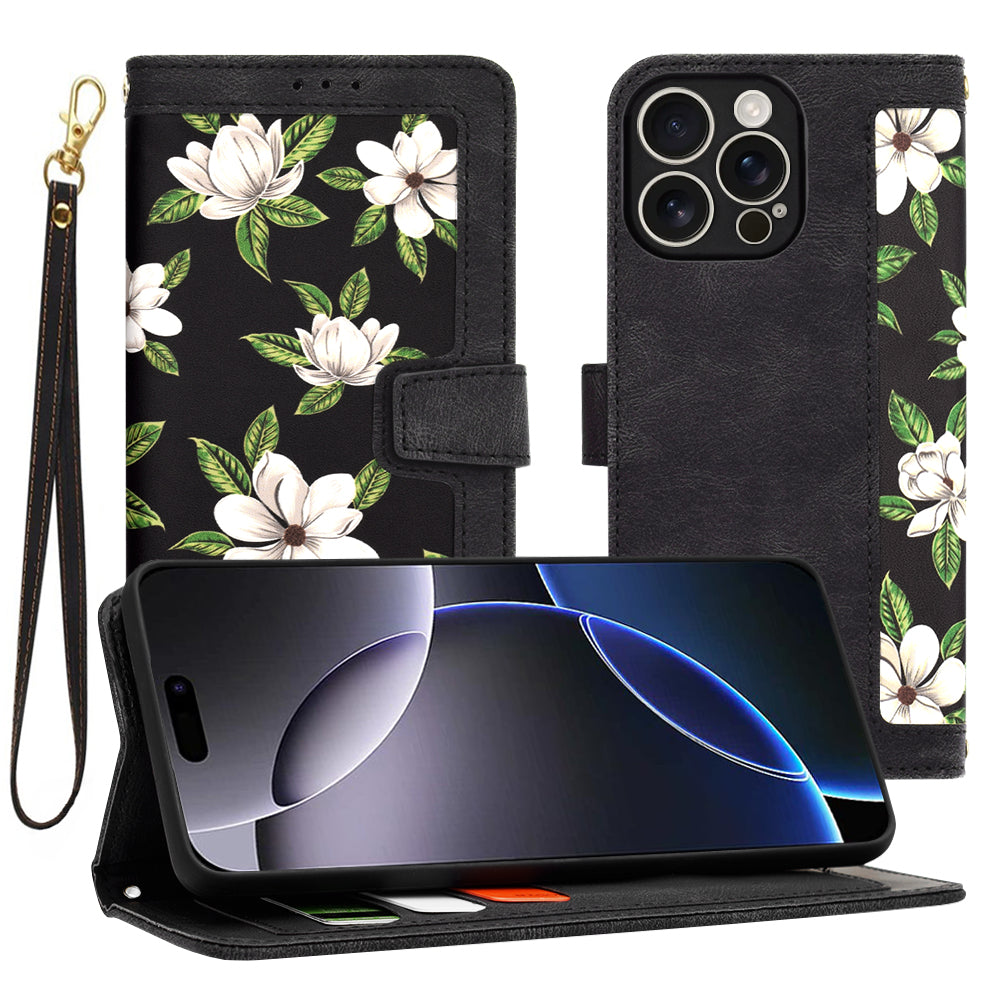 Coque pour Apple iPhone 16 Pro Max, Techsuit, FlipCraft, Noire