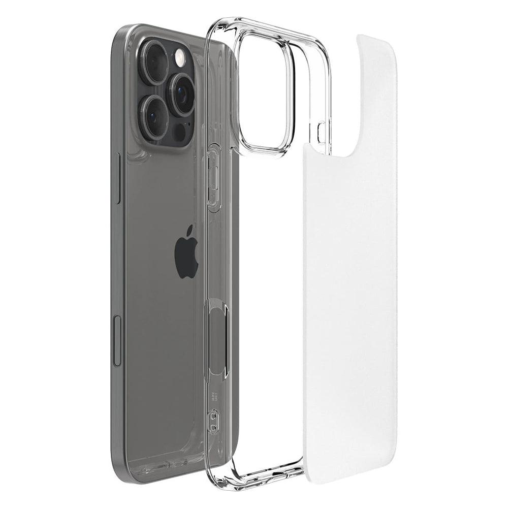 Hülle für Apple iPhone 16 Pro, Spigen, Ultra Hybrid, Satiniert Transparent ACS08122