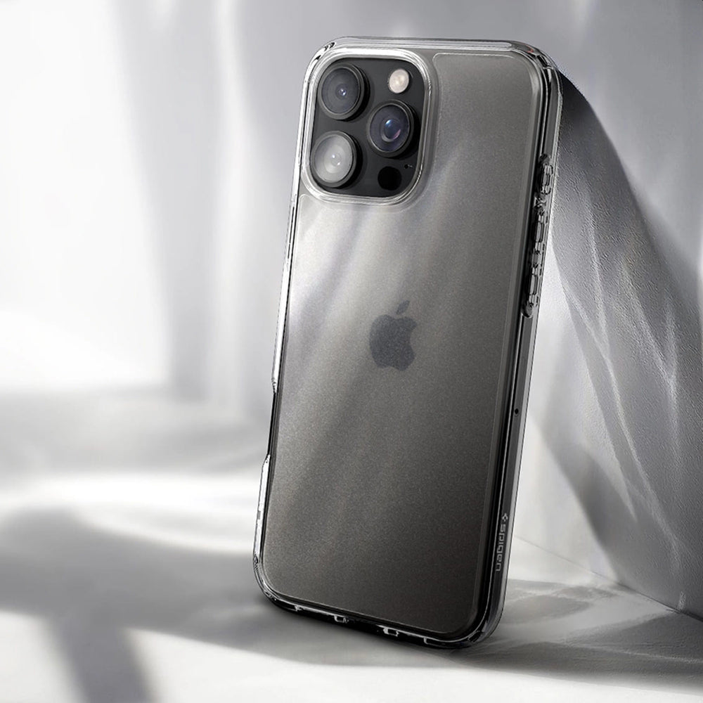 Hülle für Apple iPhone 16 Pro, Spigen, Ultra Hybrid, Satiniert Transparent ACS08122