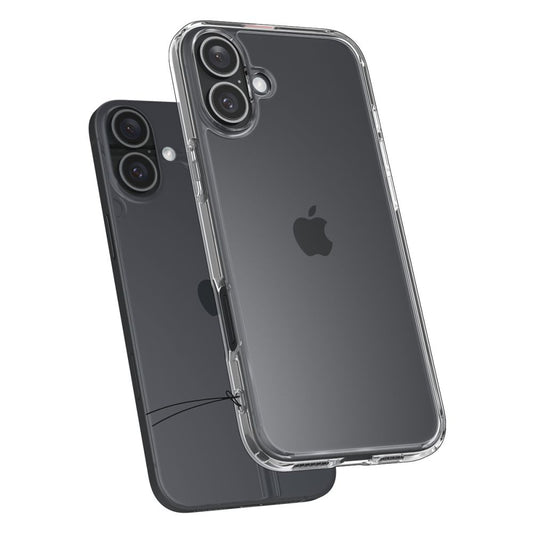 Coque pour Apple iPhone 16, Spigen, Ultra Hybrid, Transparente