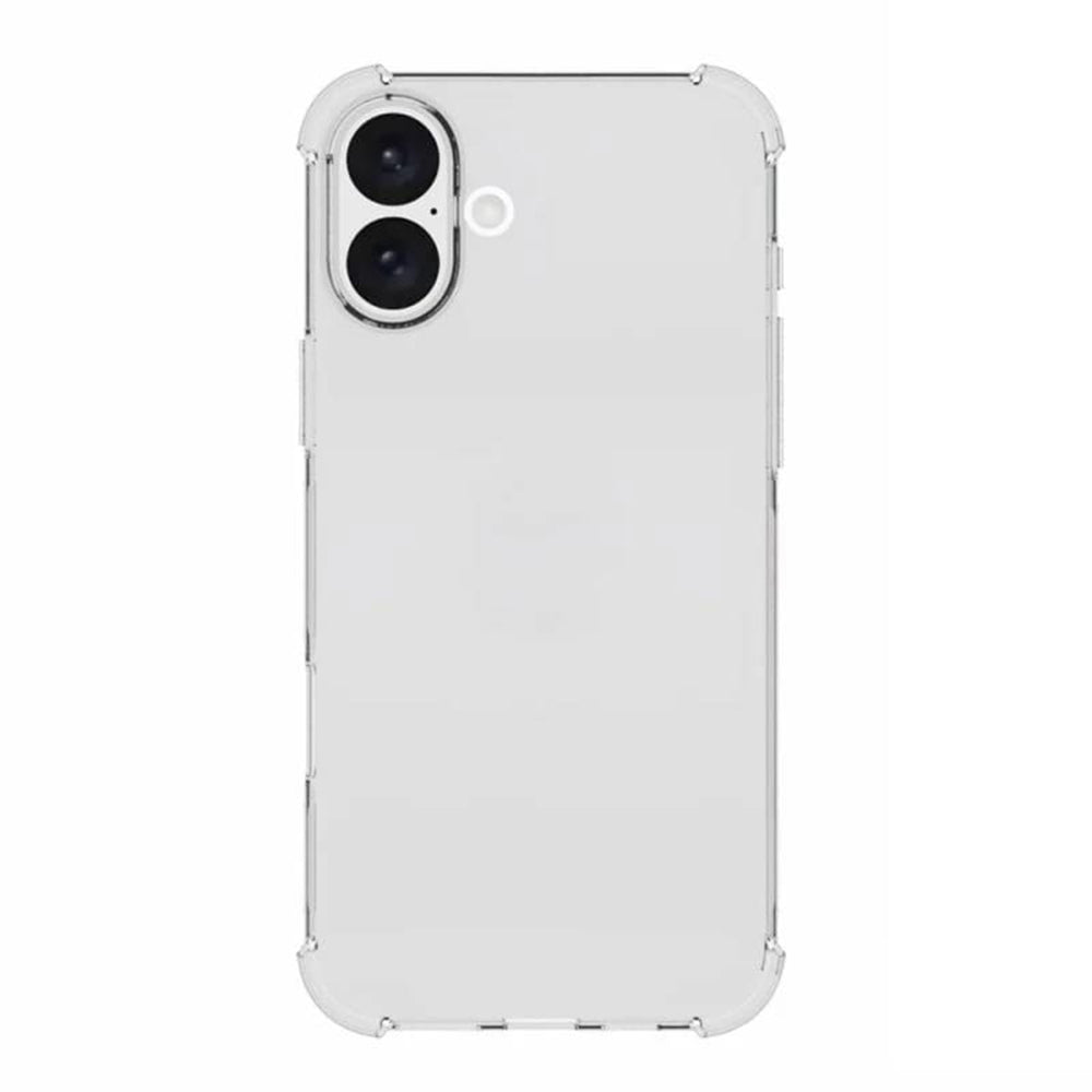 Coque pour Apple iPhone 16, Techsuit, Shockproof Clear (Grand Trou pour Objectif), Transparente
