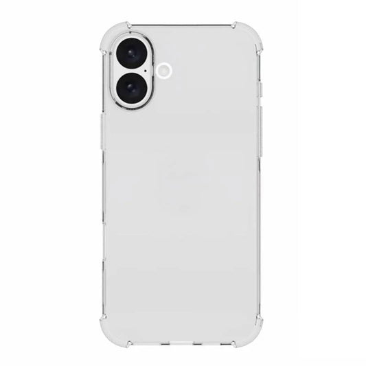 Coque pour Apple iPhone 16, Techsuit, Shockproof Clear (Grand Trou pour Objectif), Transparente