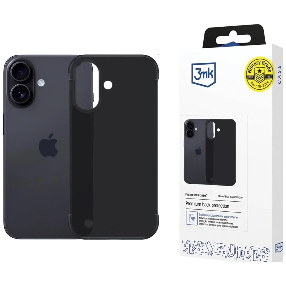 Hülle für Apple iPhone 17, 3MK, Just20g, Schwarz