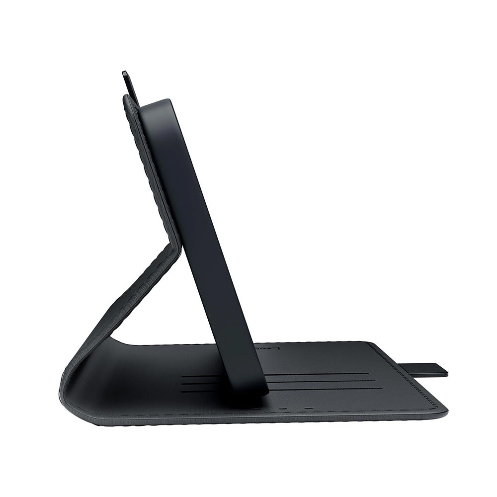 Étui pour Apple iPhone 17 Air, 3MK, Portefeuille, Noir