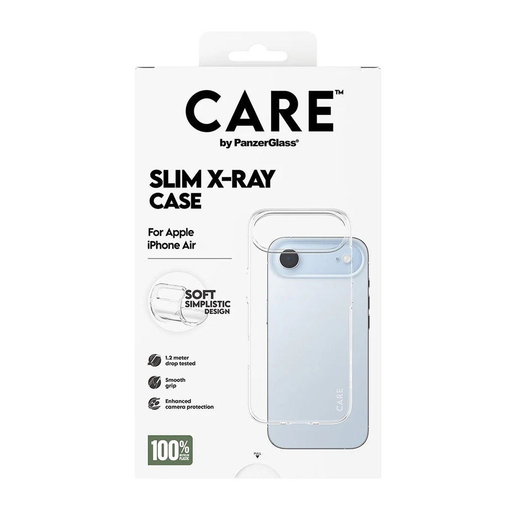 Hülle für Apple iPhone 17 Air, PanzerGlass, Care Fashionable X-ray, Transparent