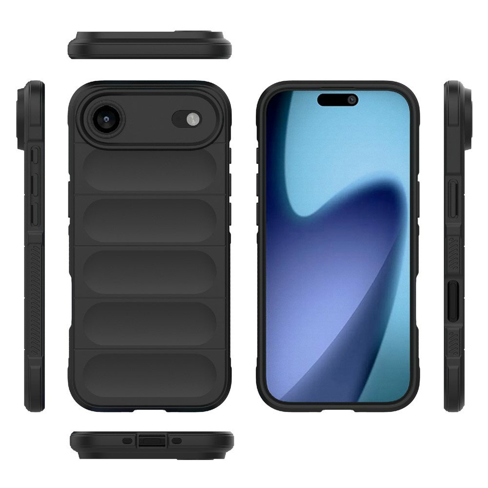Hülle für Apple iPhone 17 Air, Techsuit, Magic Shield, Schwarz