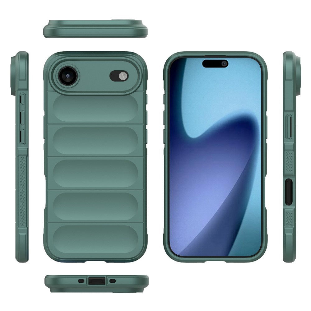 Hülle für Apple iPhone 17 Air, Techsuit, Magic Shield, Grün