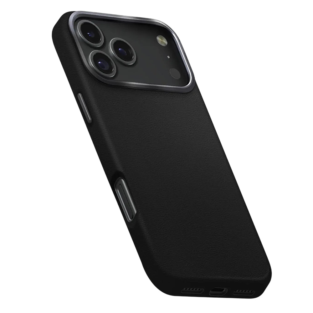 Étui pour Apple iPhone 17 Air, UNIQ, Lyden Leatherette, Noir