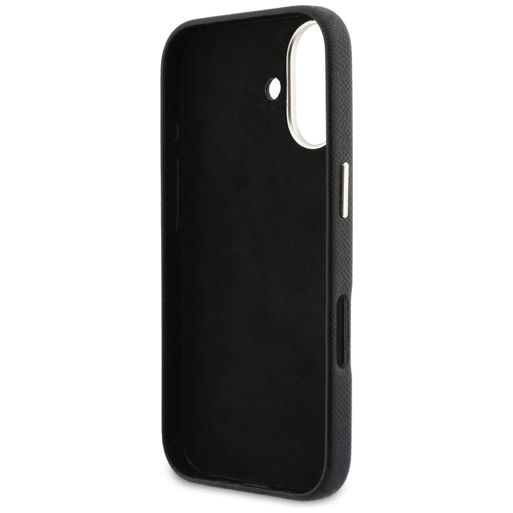 Étui pour Apple iPhone 17, Guess, Logo Résine, Noir