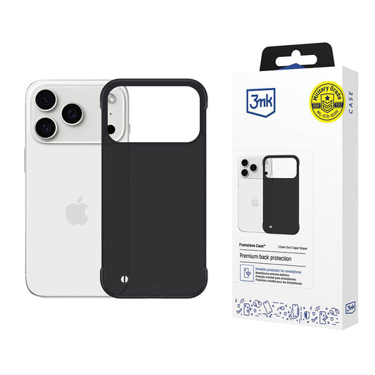 Case for Apple iPhone 17 Pro, 3MK, Just20g, Black
