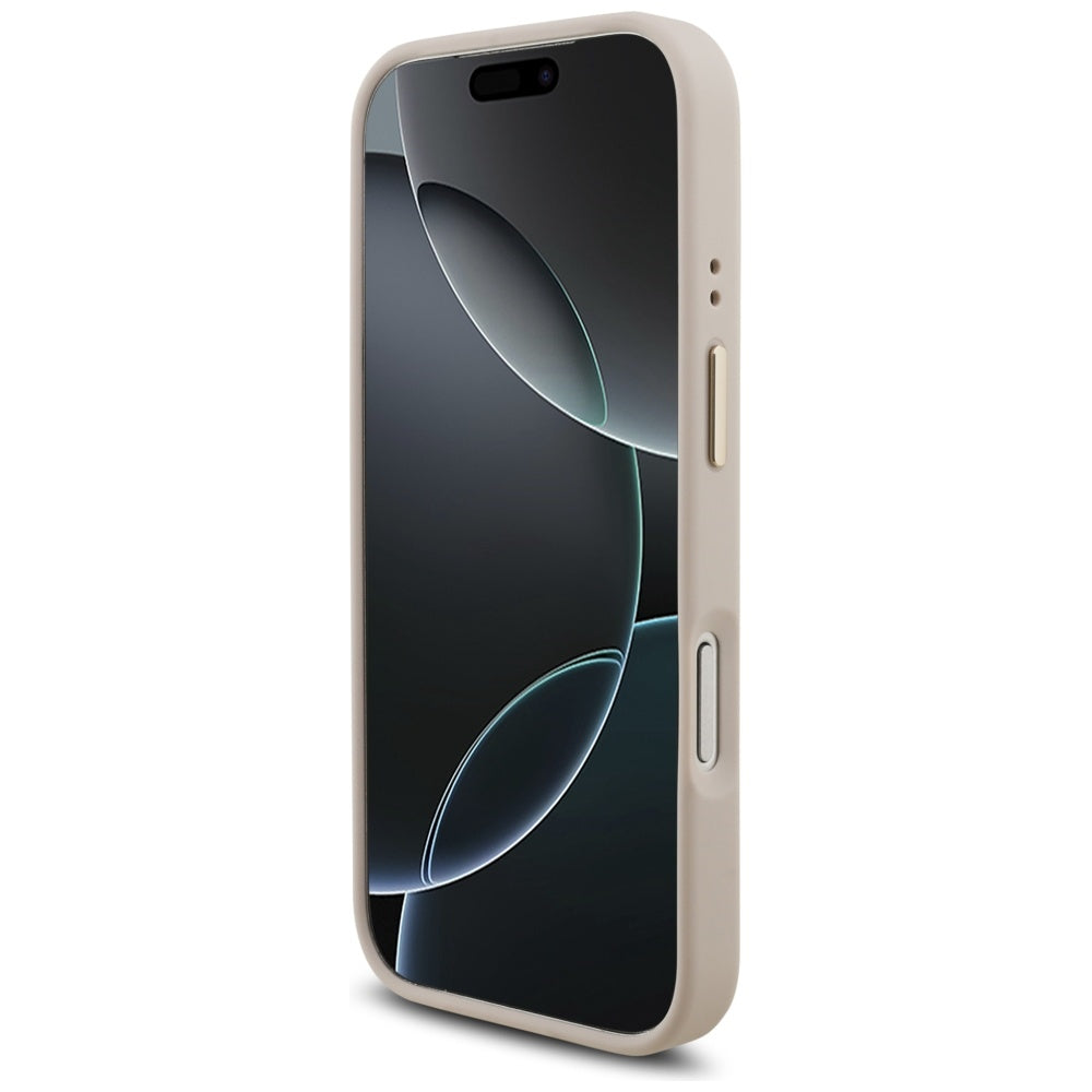 Étui pour Apple iPhone 17 Pro, Guess, Big 4G Classic Logo avec grande bandoulière, Rose.
