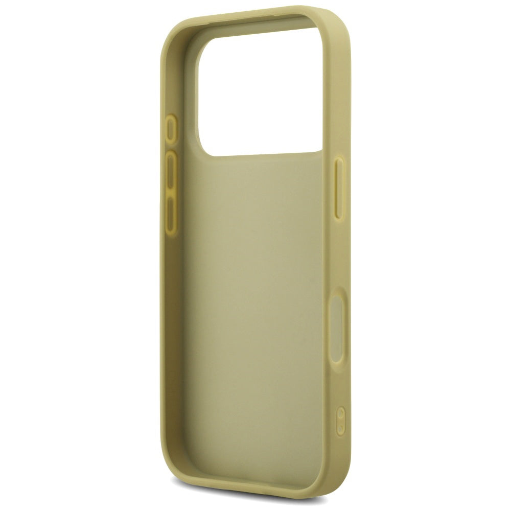 Étui pour Apple iPhone 17 Pro, Guess, Fixed Glitter Big 4G, Doré