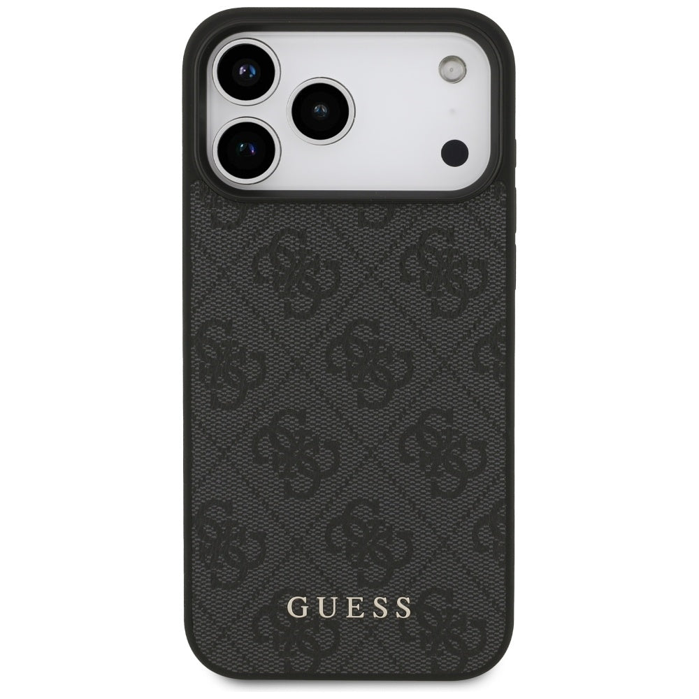 Case for Apple iPhone 17 Pro Max, Guess, 4G Classic, Black