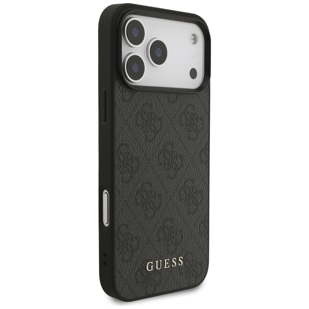 Case for Apple iPhone 17 Pro Max, Guess, 4G Classic, Black