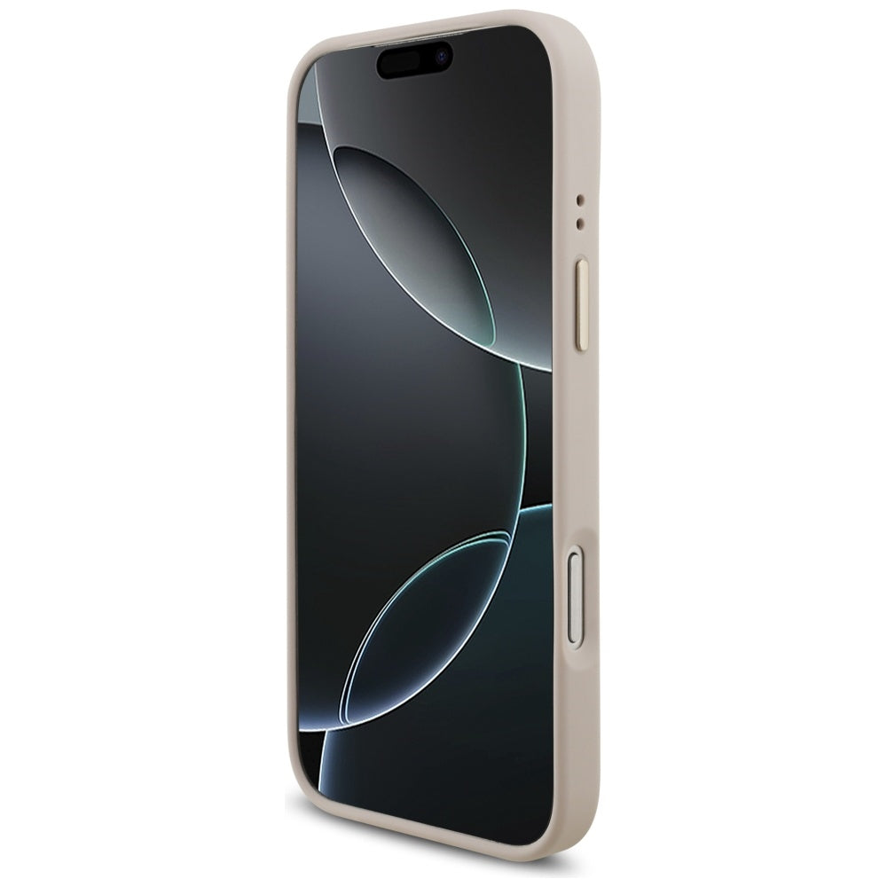 Étui pour Apple iPhone 17 Pro Max, Guess, Big 4G Classic Logo avec grande bandoulière, Rose.