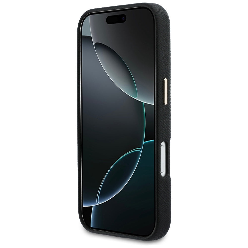 Étui pour Apple iPhone 17 Pro Max, Guess, Resin Logo, Noir