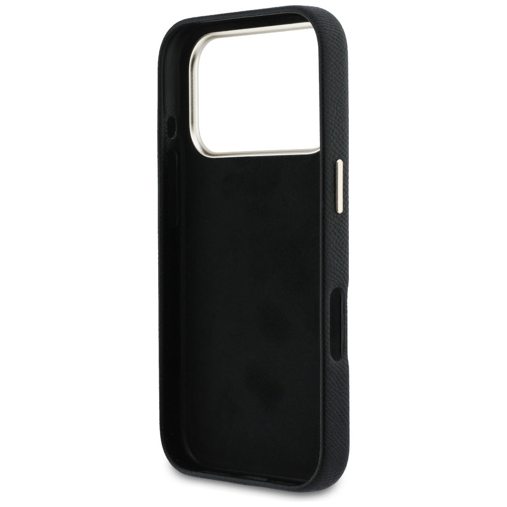 Étui pour Apple iPhone 17 Pro Max, Guess, Resin Logo, Noir