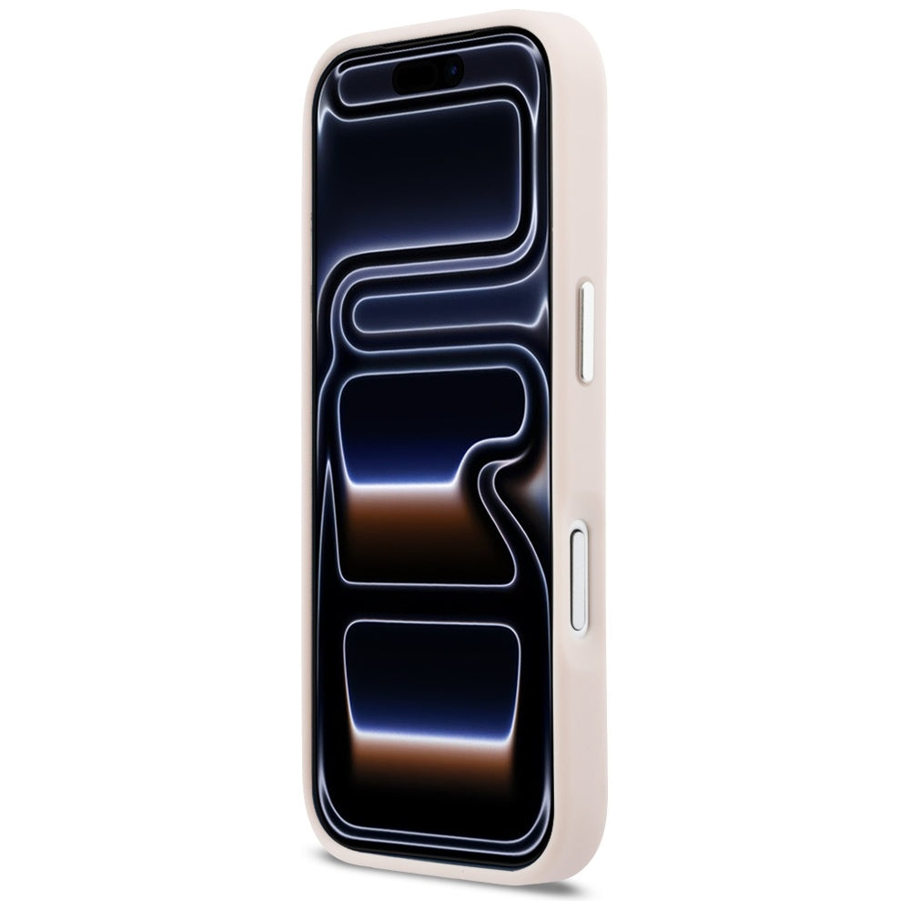Étui pour Apple iPhone 17 Pro Max, Karl Lagerfeld, Impression Karl & Choupette avec poche, Rose